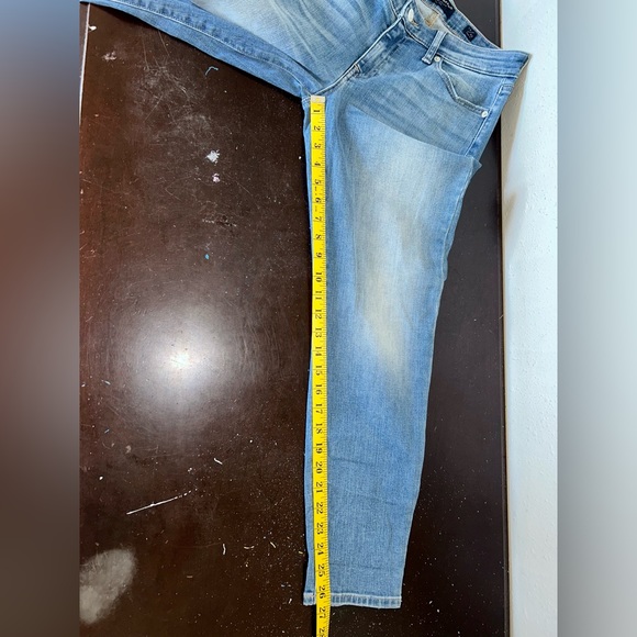 Lucky Brand Stella stretchy low rise skinny denim blue ankle jeans size 10/30 - Picture 13 of 13